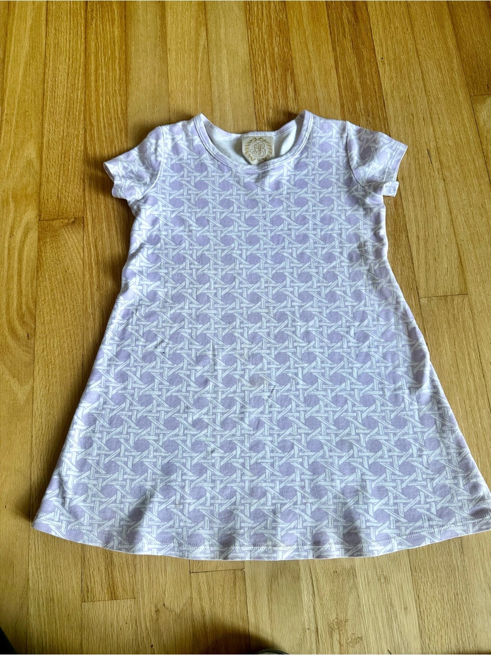 The Beaufort bonnet company Polly play dress ocean club cane purple 3t